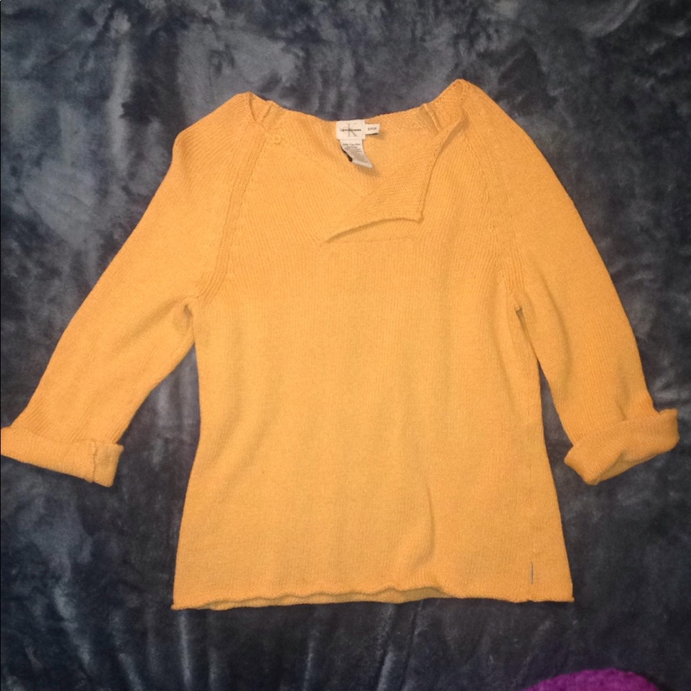 Calvin Klein jeans orange light sweater